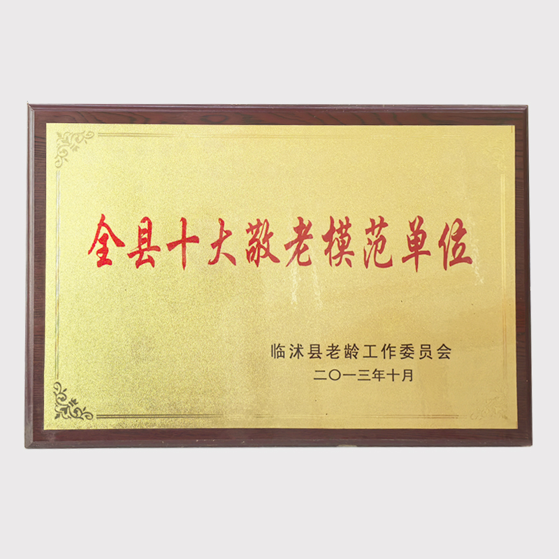 临沭县十大敬老模范单位