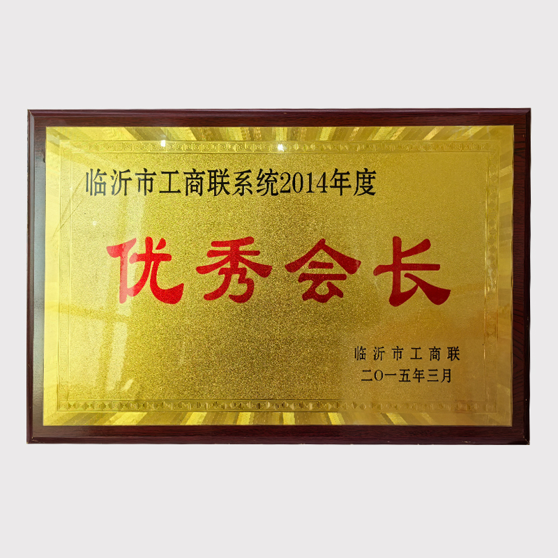 临沂市工商联优秀会长