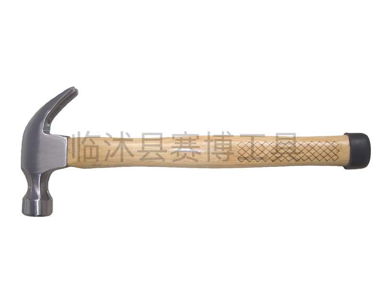 美式羊角锤-网纹木柄,尾帽