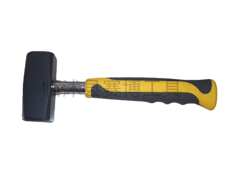 石工锤-钢管柄,双色彩套-1