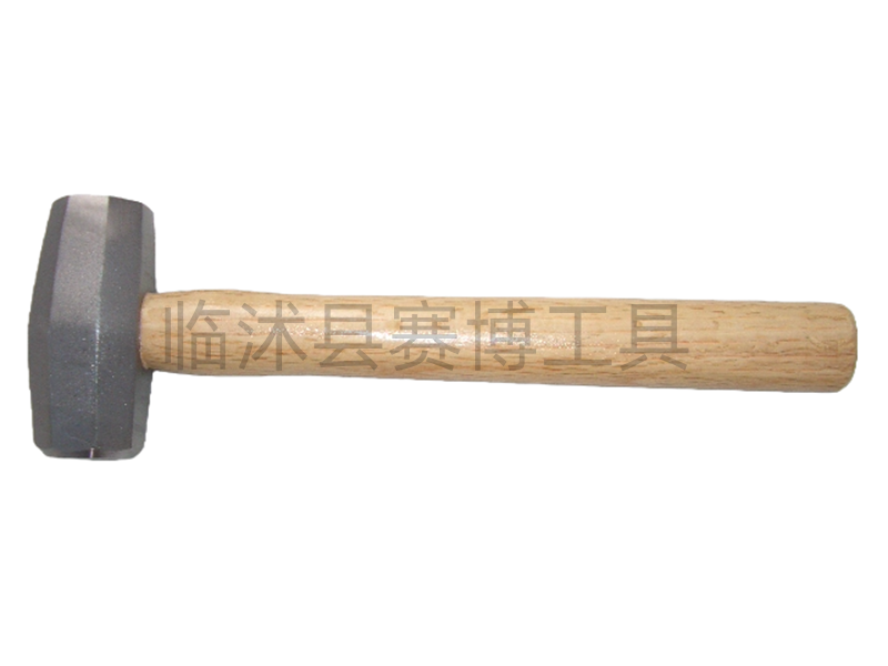 日式石工锤-木柄