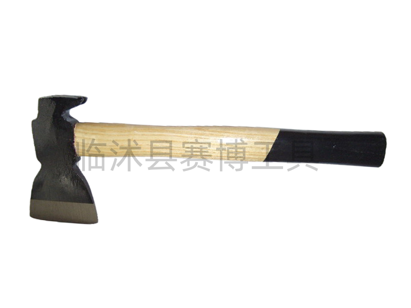 消防斧-木柄,尾部黑漆